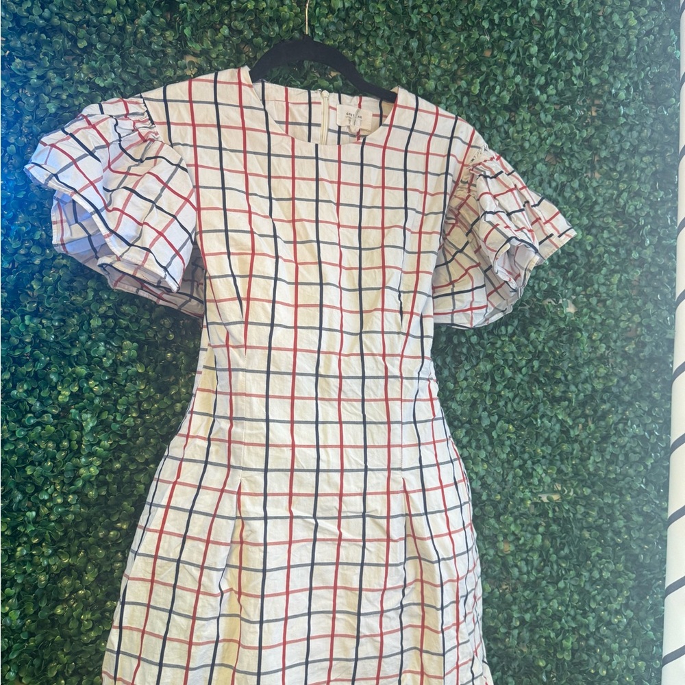 GREY LAB Checkered Pattern Dress from Anthropologie Size S